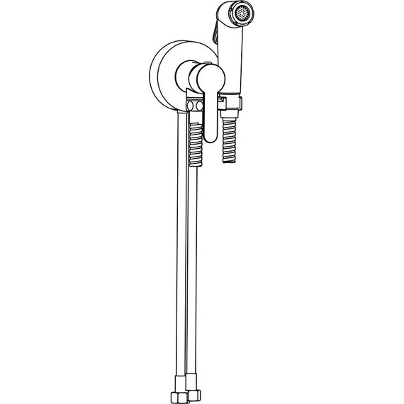 Набор для гигиенического душа Paini Aosta 92CR304KM (Наружный монтаж) - 5 Набор для гигиенического душа Paini Aosta 92CR304KM (Наружный монтаж) фото 5