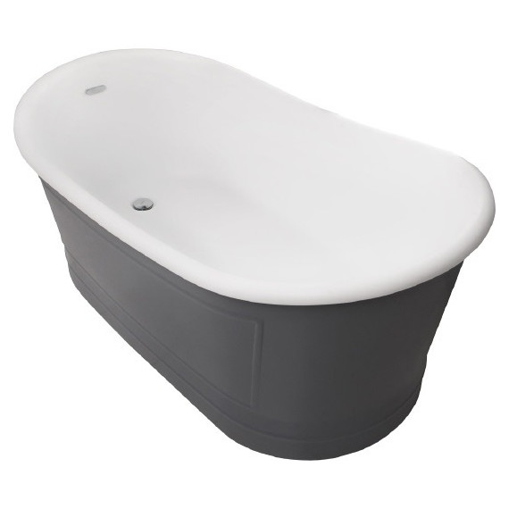 Ванна отдельностоящая BelBagno BB32-CF36 167х90 см фото 