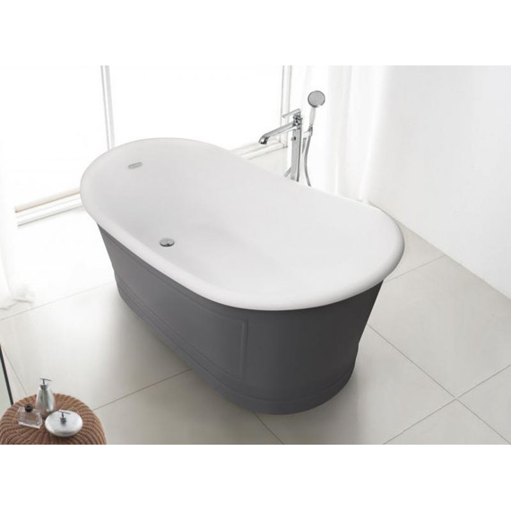 Ванна отдельностоящая BelBagno BB32-CF36 167х90 см фото 2