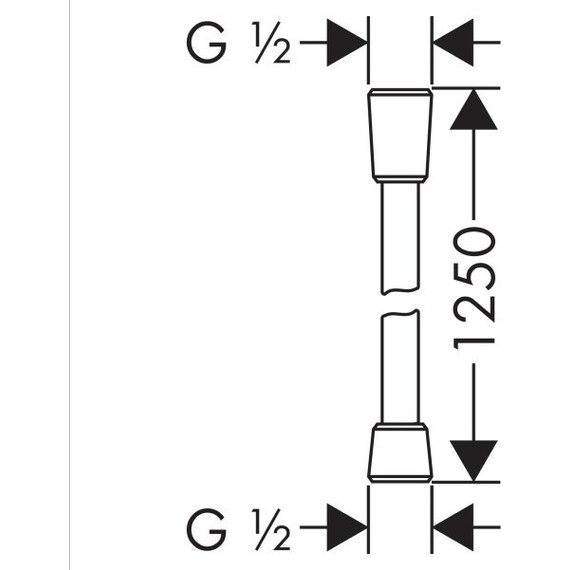Душевой шланг Hansgrohe Isiflex 28272000 - 4 Душевой шланг Hansgrohe Isiflex 28272000 фото 4