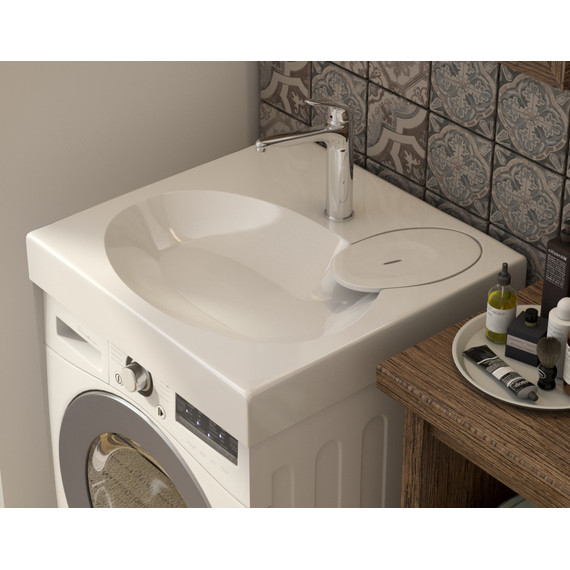 Раковина над стиральной машиной Эстет Lea 60х60 см ФР-00001624 фото 6