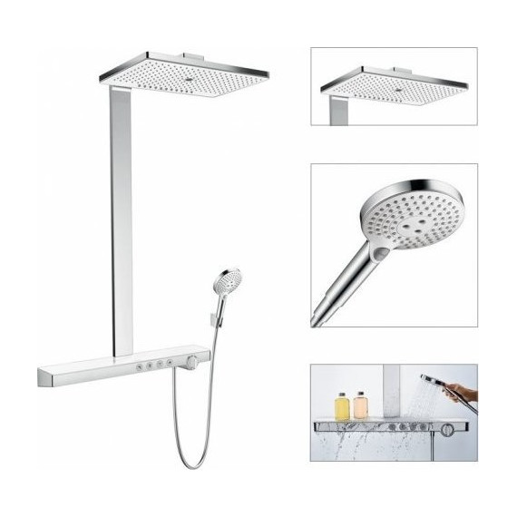 Душевая стойка с термостатом Hansgrohe Rainmaker Select 460 Showerpipe 27106400 - 7 Душевая стойка с термостатом Hansgrohe Rainmaker Select 460 Showerpipe 27106400 фото 7