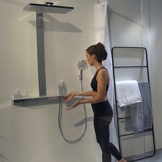 Душевая стойка с термостатом Hansgrohe Rainmaker Select 460 Showerpipe 27106400 - 9 Душевая стойка с термостатом Hansgrohe Rainmaker Select 460 Showerpipe 27106400 фото 9
