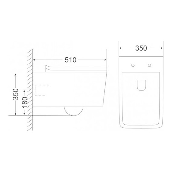 Унитаз подвесной безободковый Sole Soho с крышкой микролифт фото 3
