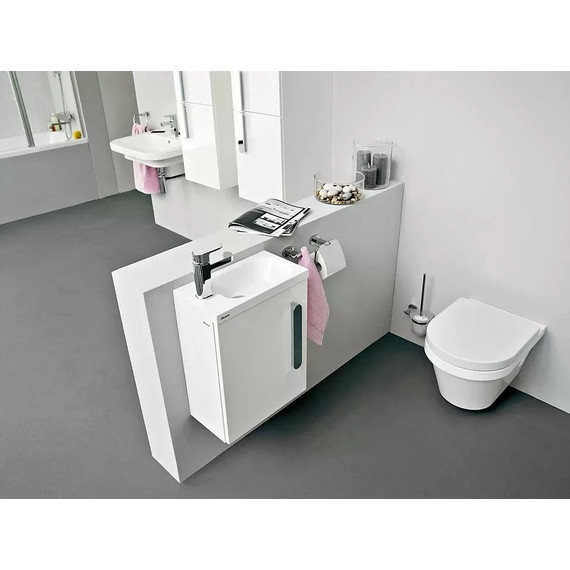 Тумба подвесная с раковиной Ravak Chrome SDU 40 см R X000000538, белый фото 5