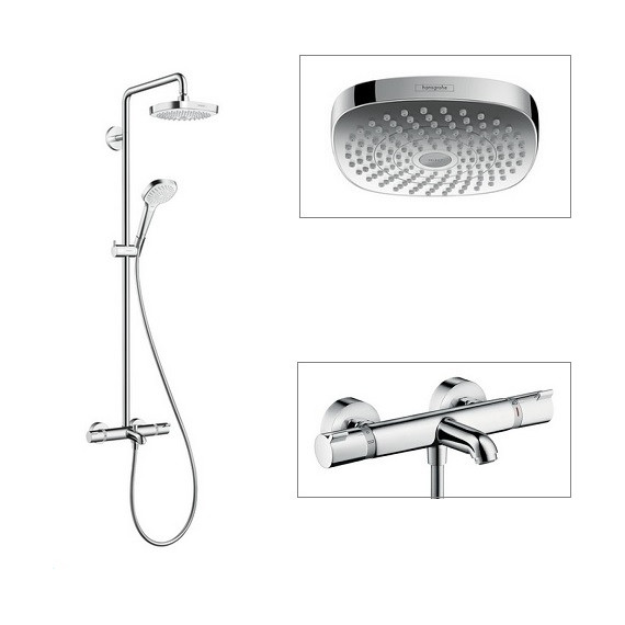 Душевая стойка с термостатом Hansgrohe Showerpipe Croma 180 27352400 - 3 Душевая стойка с термостатом Hansgrohe Showerpipe Croma 180 27352400 фото 3