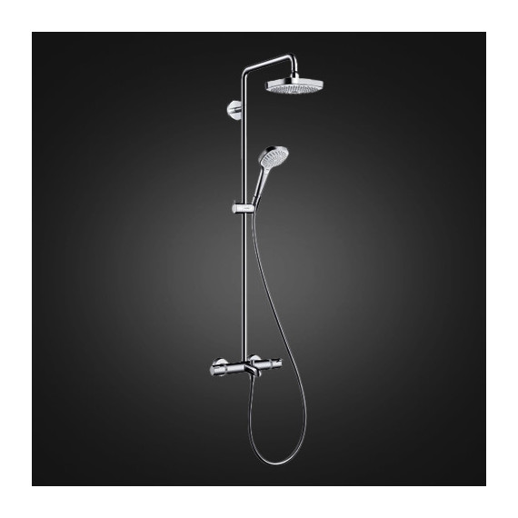 Душевая стойка с термостатом Hansgrohe Showerpipe Croma 180 27352400 - 4 Душевая стойка с термостатом Hansgrohe Showerpipe Croma 180 27352400 фото 4