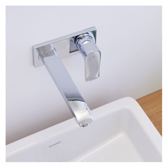 Смеситель для раковины настенный Hansgrohe Metris 31086000 - 6 Смеситель для раковины настенный Hansgrohe Metris 31086000 фото 6