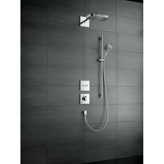 Душевой гарнитур Hansgrohe Raindance Select E 120/Unica’S Puro 26621400, белый/хром фото 6