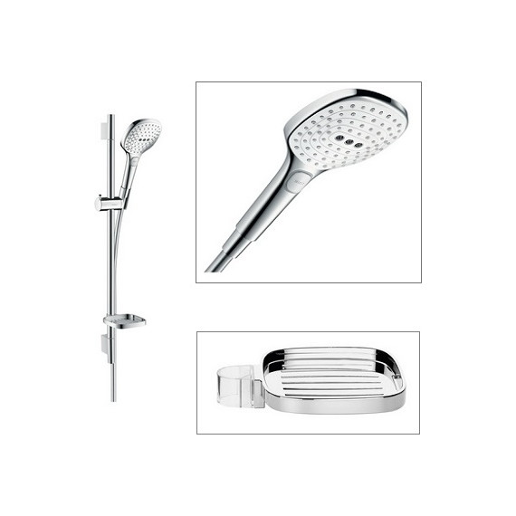 Душевой гарнитур Hansgrohe Raindance Select 120 Unica Set 26620400, белый/хром фото 4