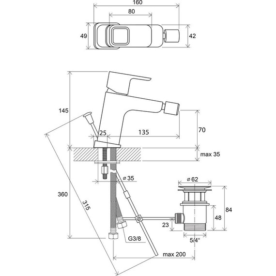Смеситель для биде Ravak 10° TD 055.00 X070067 - 5 Смеситель для биде Ravak 10° TD 055.00 X070067 фото 5