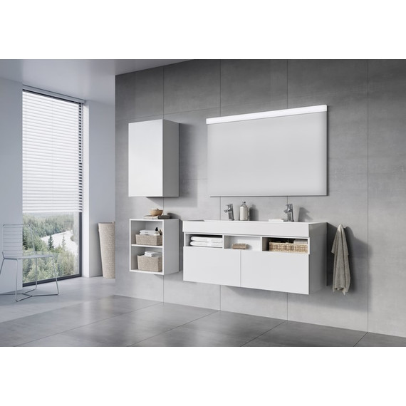 Шкаф подвесной открытый Ravak SB Natural 45 см X000001055, белый фото 2