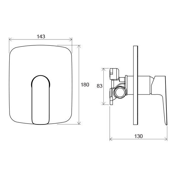 Смеситель для душа Ravak Classic СL 066.00 X070089+X070052 фото 4