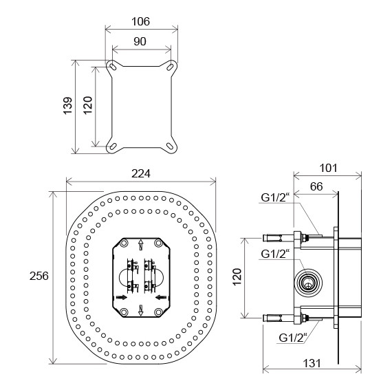 Смеситель для душа Ravak Classic СL 066.00 X070089+X070052 фото 5