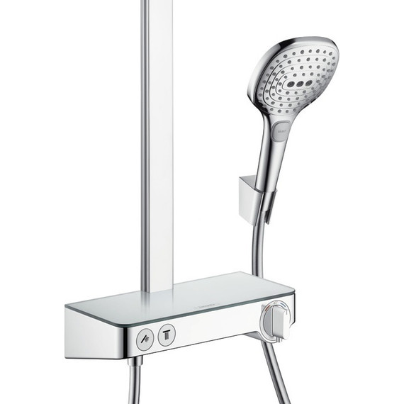 Душевая стойка с термостатом Hansgrohe Raindance Select E 27126000 - 3 Душевая стойка с термостатом Hansgrohe Raindance Select E 27126000 фото 3