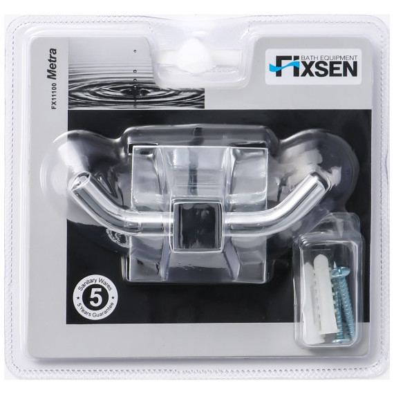 Двойной крючок Fixsen Metra FX-11105A - 2 Двойной крючок Fixsen Metra FX-11105A фото 2