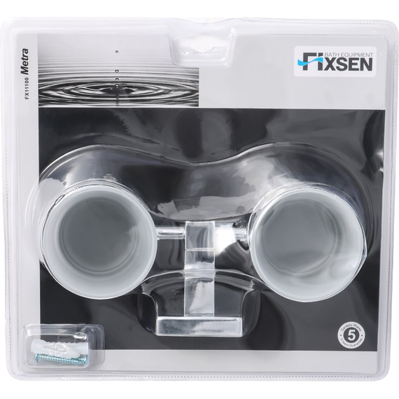 Стакан двойной Fixsen Metra FX-11107 фото 2