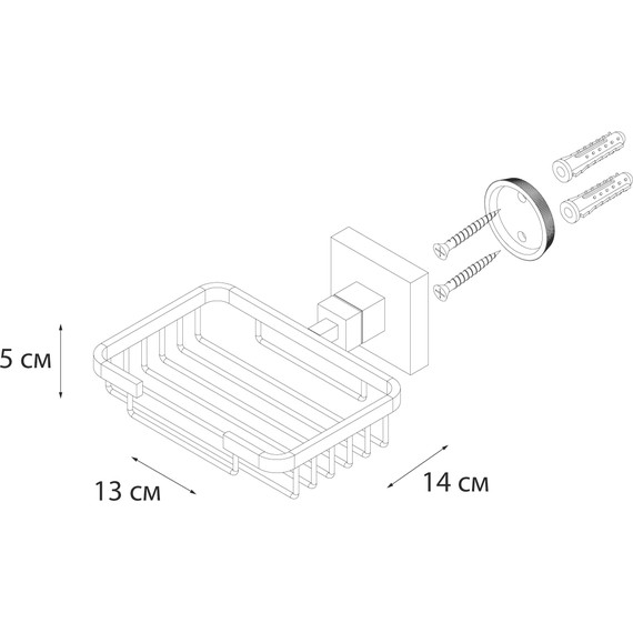 Мыльница Fixsen Metra FX-11109 - 3 Мыльница Fixsen Metra FX-11109 фото 3