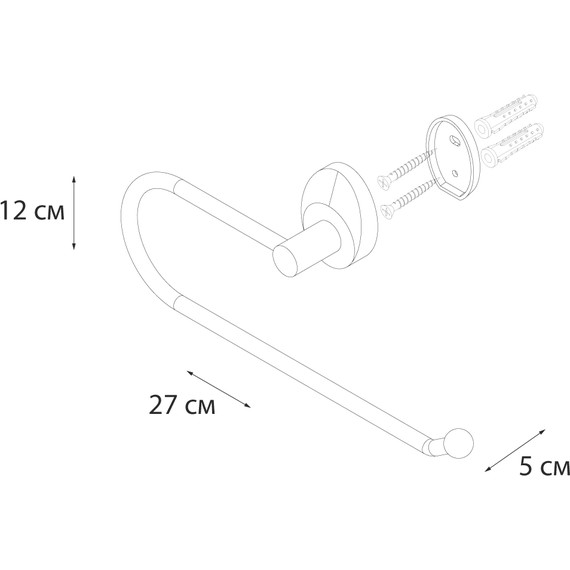 Полотенцедержатель Fixsen Europa FX-21811A - 3 Полотенцедержатель Fixsen Europa FX-21811A фото 3