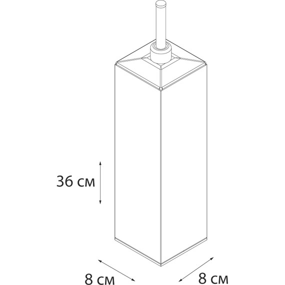 Ершик для унитаза Fixsen Kvadro FX-446 - 3 Ершик для унитаза Fixsen Kvadro FX-446 фото 3
