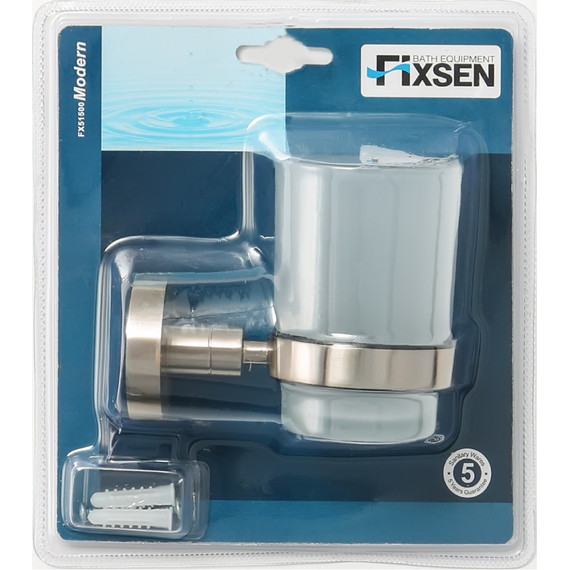 Стакан для зубных щеток Fixsen Modern FX-51506, сатин - 2 Стакан для зубных щеток Fixsen Modern FX-51506, сатин фото 2