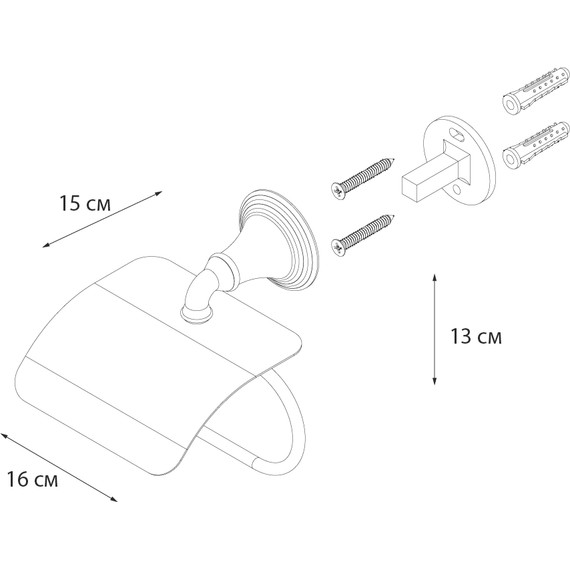 Держатель для туалетной бумаги Fixsen Best FX-71610 - 4 Держатель для туалетной бумаги Fixsen Best FX-71610 фото 4