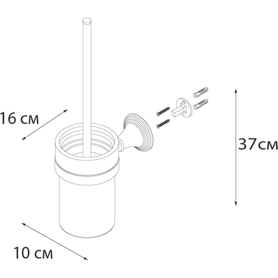 Ершик для унитаза Fixsen Best FX-71613 - 3 Ершик для унитаза Fixsen Best FX-71613 фото 3