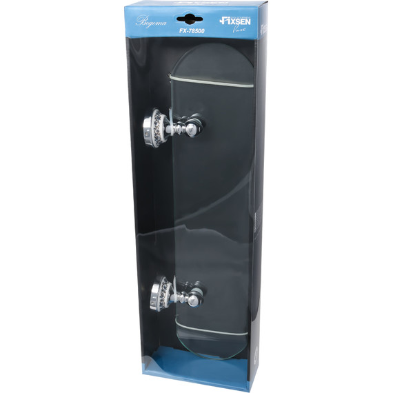 Стеклянная полка Fixsen Bogema FX-78503 50 см - 2 Стеклянная полка Fixsen Bogema FX-78503 50 см фото 2