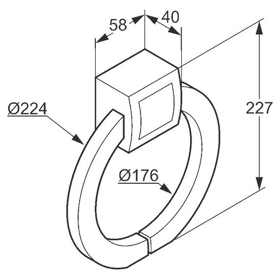 Держатель для полотенца Kludi JOOP 5597105, цвет хром фото 3
