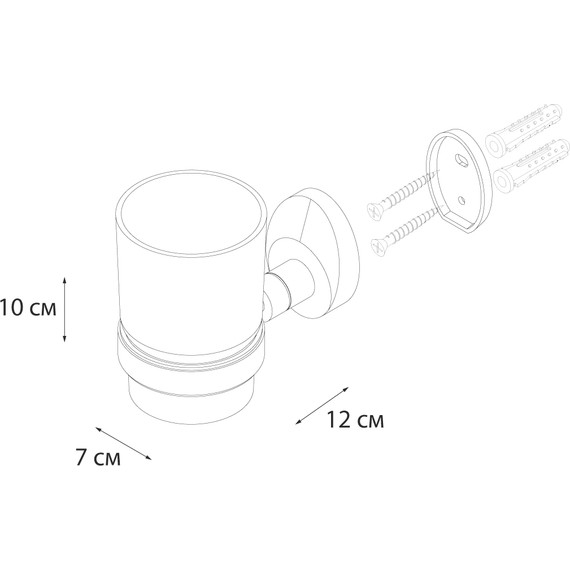 Стакан для зубных щеток Fixsen Europa FX-21806 - 4 Стакан для зубных щеток Fixsen Europa FX-21806 фото 4