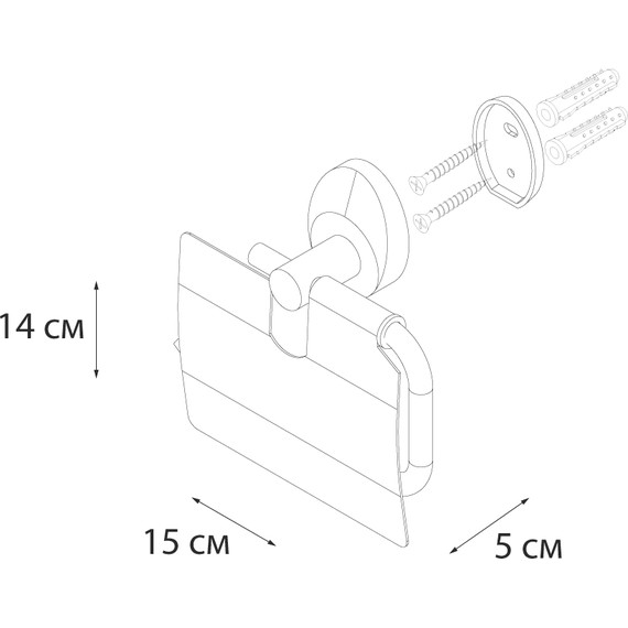 Держатель для туалетной бумаги Fixsen Europa FX-21810 - 4 Держатель для туалетной бумаги Fixsen Europa FX-21810 фото 4