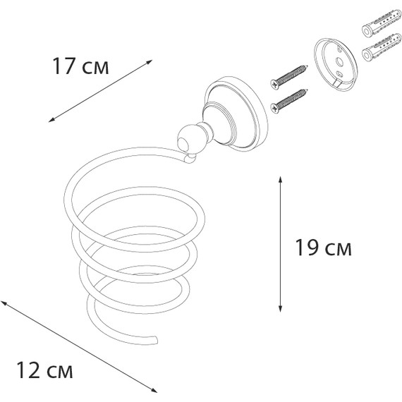 Держатель для фена Fixsen Bogema FX-78519 фото 3