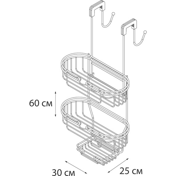 Полка Fixsen FX-861 30 см фото 3