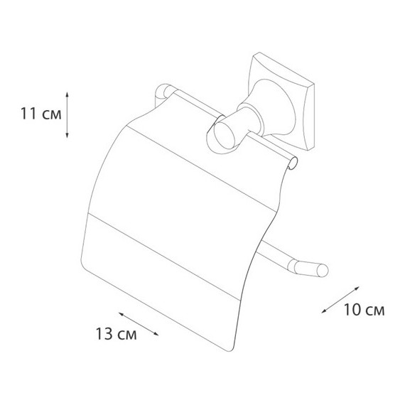 Держатель для туалетной бумаги Fixsen Ocean GR-2010 - 2 Держатель для туалетной бумаги Fixsen Ocean GR-2010 фото 2