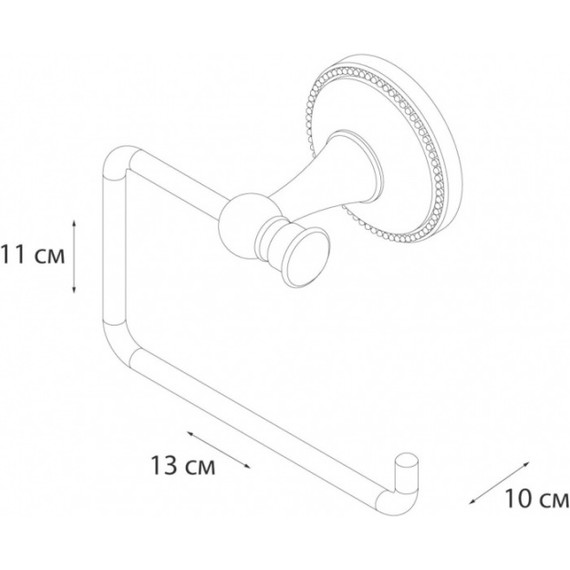 Держатель для туалетной бумаги Fixsen Alfa GR-9510B, цвет античная латунь - 2 Держатель для туалетной бумаги Fixsen Alfa GR-9510B, цвет античная латунь фото 2