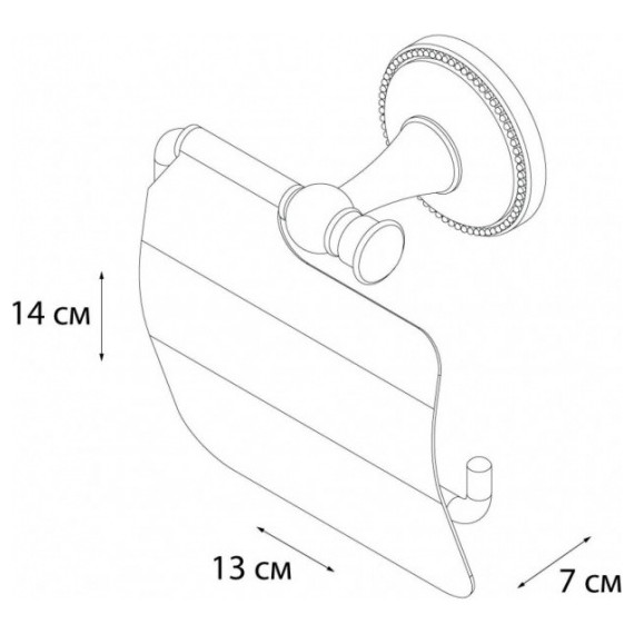 Держатель для туалетной бумаги Fixsen Alfa GR-9510, цвет античная латунь - 2 Держатель для туалетной бумаги Fixsen Alfa GR-9510, цвет античная латунь фото 2