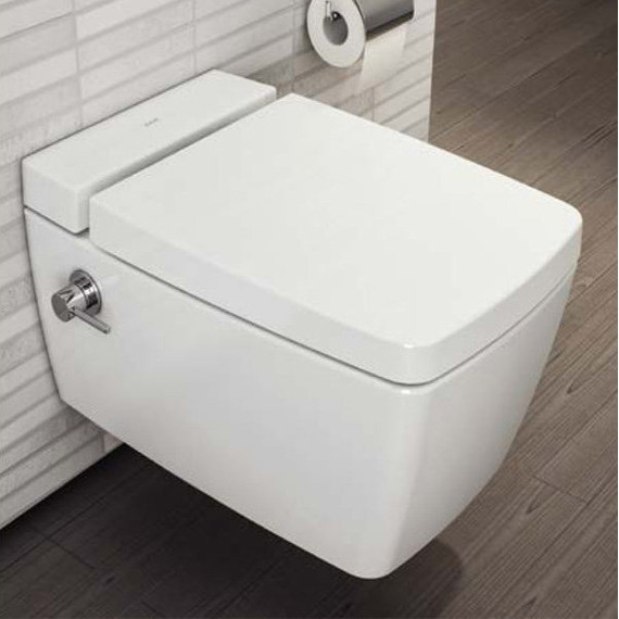 Унитаз-биде подвесной безободковый Vitra Metropole 7672B003-1687 фото 4