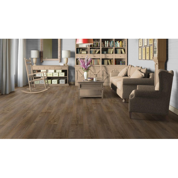 Ламинат Tarkett Estetica Oak Effect Chestnut 194x1292 мм 504015051, эффект массива - 3 Ламинат Tarkett Estetica Oak Effect Chestnut 194x1292 мм 504015051, эффект массива фото 3