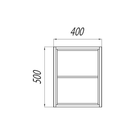 Модуль подвесной открытый Акватон Брук 40 см 1A201201BCDL0, белый/дуб латте фото 3