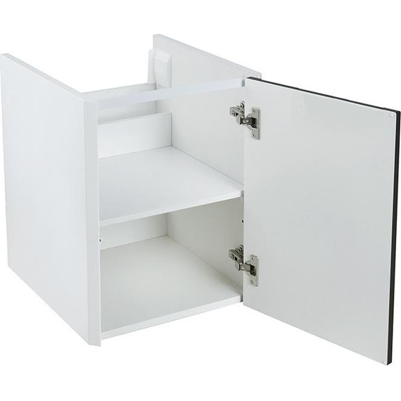 Модуль подвесной с распашным фасадом Акватон Брук 40 см 1A201803BCDF0, белый/дуб феррара фото 3