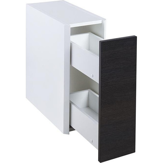 Модуль подвесной с бутылочницей Акватон Брук 20 см 1A201703BCDF0, белый/дуб феррара фото 2