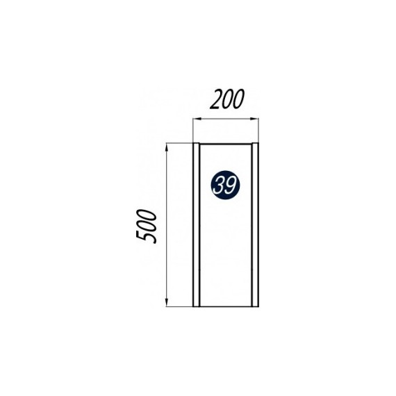 Модуль подвесной с бутылочницей Акватон Брук 20 см 1A201703BCDL0, белый/дуб латте фото 2
