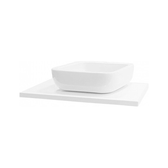 Тумба подвесная со столешницей Акватон Брук 60 см 1A201901BCDL0, белый/дуб латте - 5 Тумба подвесная со столешницей Акватон Брук 60 см 1A201901BCDL0, белый/дуб латте фото 5