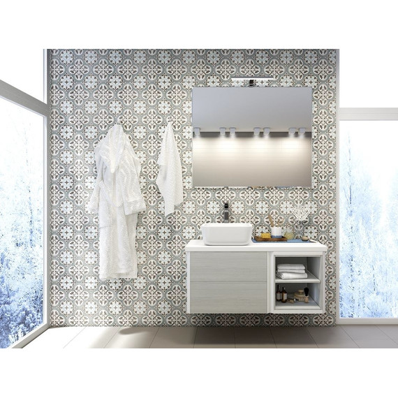 Тумба подвесная со столешницей Акватон Брук 60 см 1A201901BCDL0, белый/дуб латте - 3 Тумба подвесная со столешницей Акватон Брук 60 см 1A201901BCDL0, белый/дуб латте фото 3