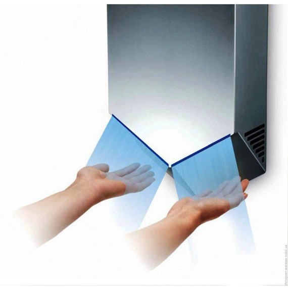 Сушилка для рук Dyson Airblade HU02 307170-01, цвет никель - 5 Сушилка для рук Dyson Airblade HU02 307170-01, цвет никель фото 5