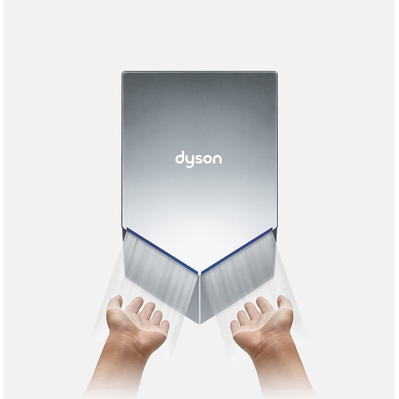 Сушилка для рук Dyson Airblade HU02 307170-01, цвет никель - 3 Сушилка для рук Dyson Airblade HU02 307170-01, цвет никель фото 3