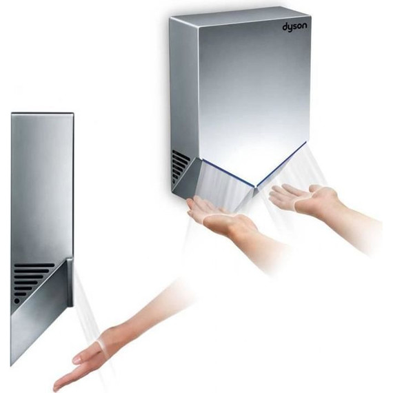 Сушилка для рук Dyson Airblade HU02 307170-01, цвет никель - 4 Сушилка для рук Dyson Airblade HU02 307170-01, цвет никель фото 4