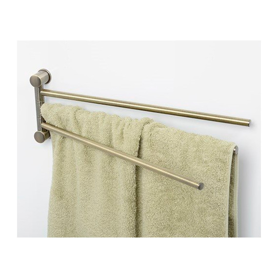 Полотенцедержатель WasserKraft Exter K-1533, цвет светлая бронза фото 2