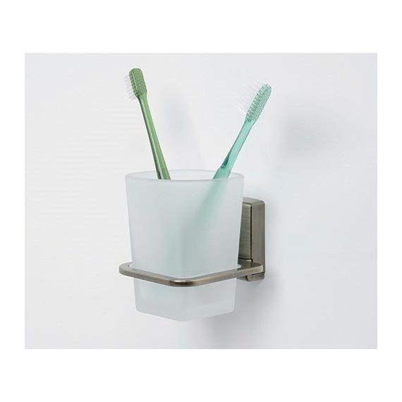 Стакан для зубных щеток WasserKraft Exter K-5228, цвет светлая бронза - 2 Стакан для зубных щеток WasserKraft Exter K-5228, цвет светлая бронза фото 2