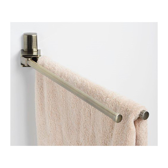 Полотенцедержатель WasserKraft Exter K-5231, цвет светлая бронза фото 2